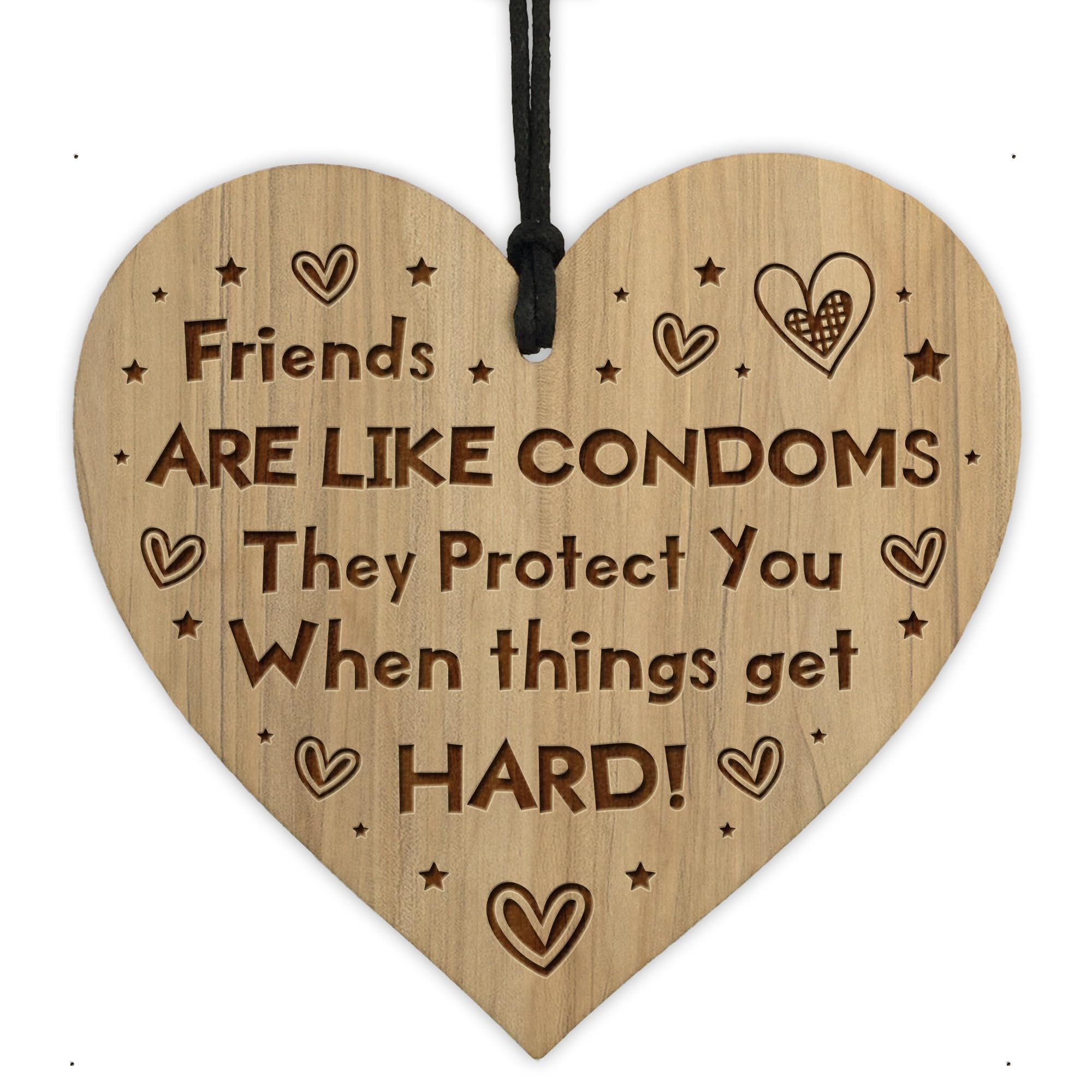 Red Ocean Friendship Sign Funny Friend Quote Birthday Christmas For Women Her