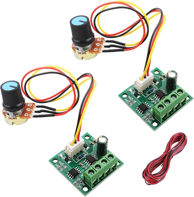 DEWIN Drehzahlregler 12V/24V | Motorgeschwindigkeitsregler Für Auto-Heizlüfter | Stufenlose Einstellung