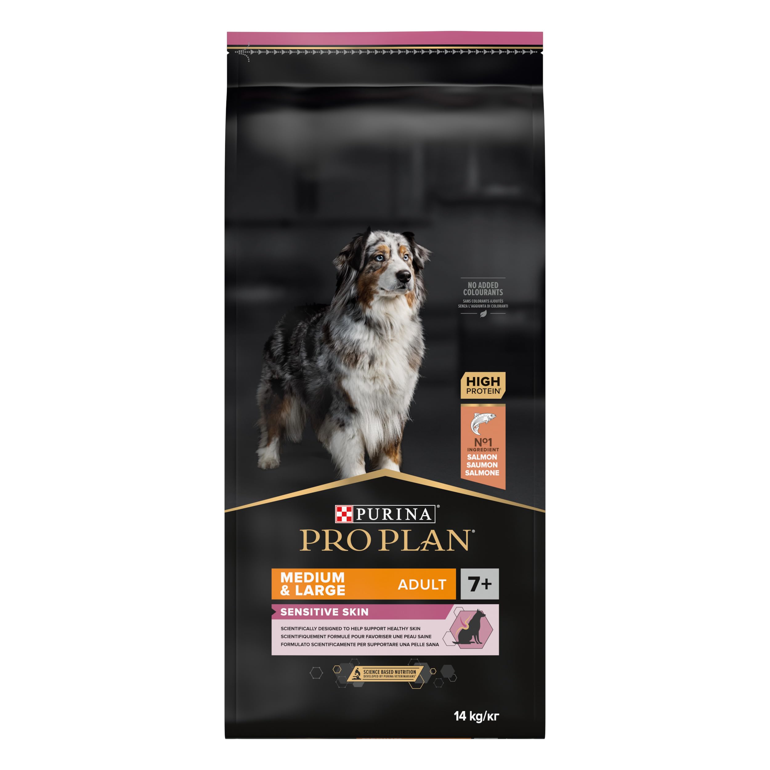 PRO PLAN | Sensitive Skin | Medium & Large Adult | Karma dla psów bogata w Łososia | 14 kg