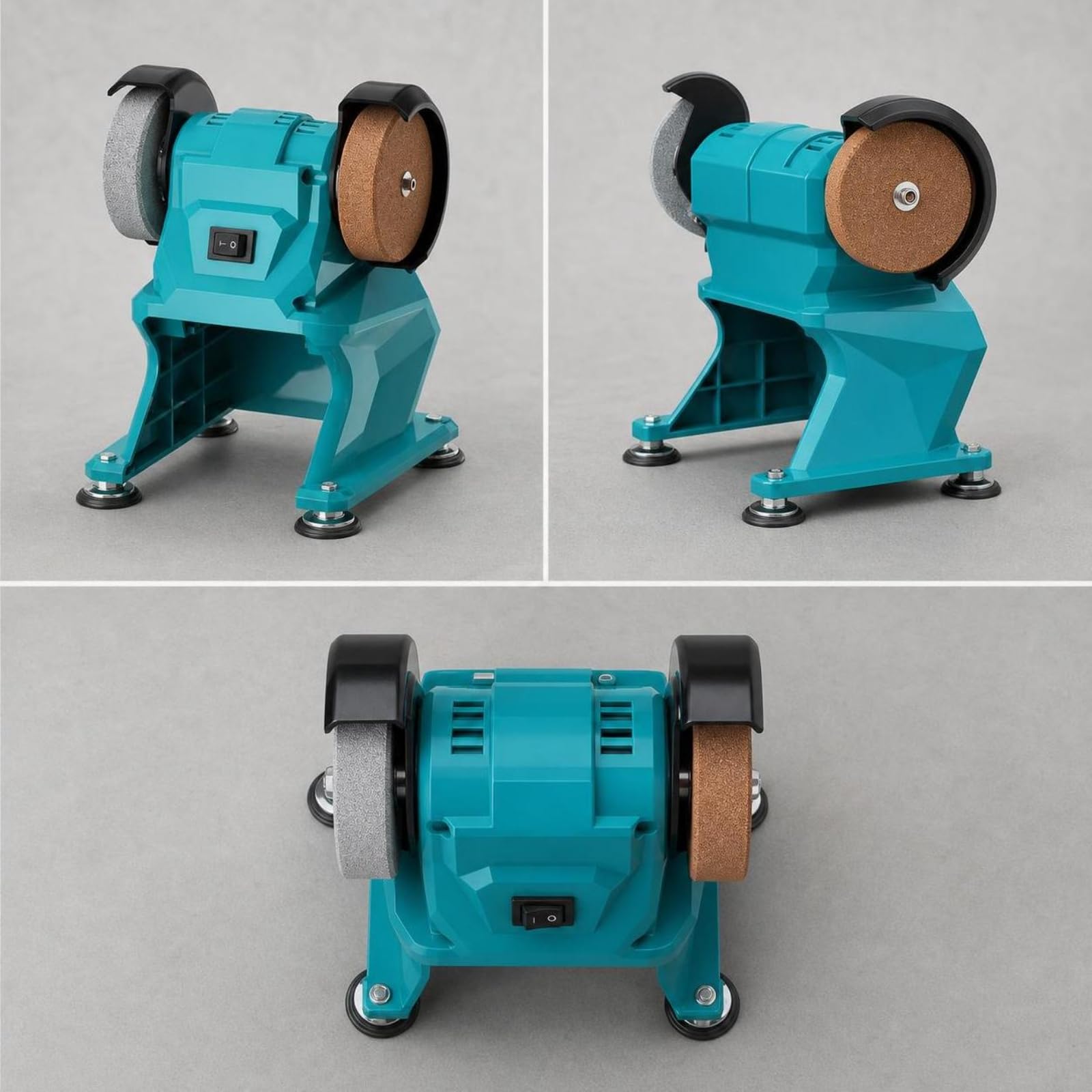 Ronyme Tr D'établi Polyvalent | Meule Ponçage, Électrique, tillage, pr Garage, Rouge