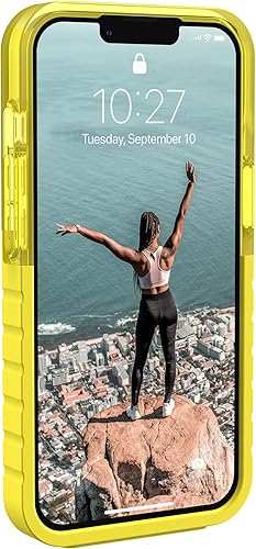 Miniatura 8 de URBAN ARMOR GEAR U by UAG - Funda protectora para iPhone 13, diseño de menta verde, delgada, ligera, elegante, translúcida, absorbe los golpes,