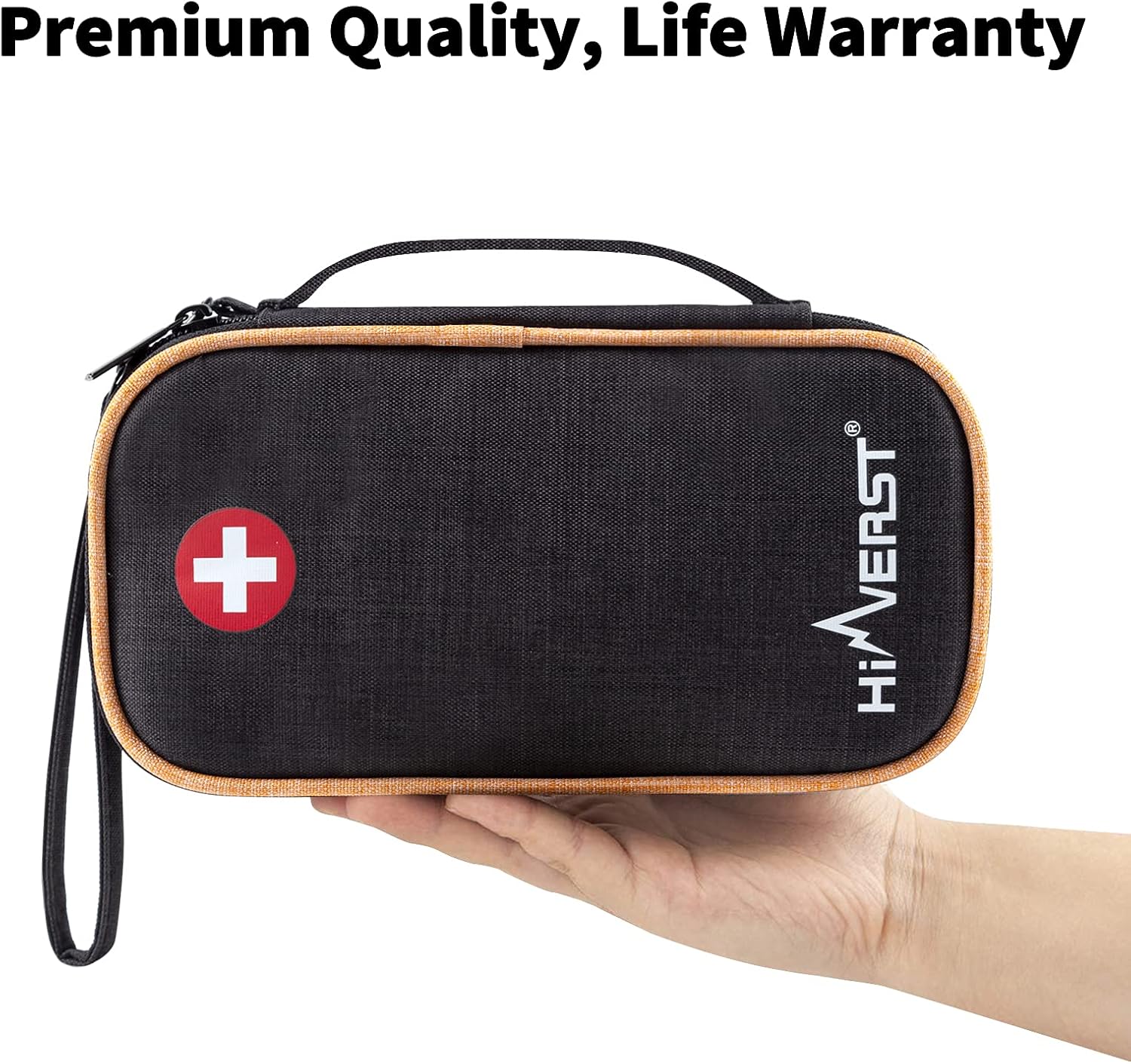 Insulin Cooler Bag with 2 Ice Packs, Diabetes Medication Organizer Keeps Insulin Cold for Long Time, Large Capacity Portable Medicine Storage with Medical Alert Keychains, Water-Resistant (X-Large)