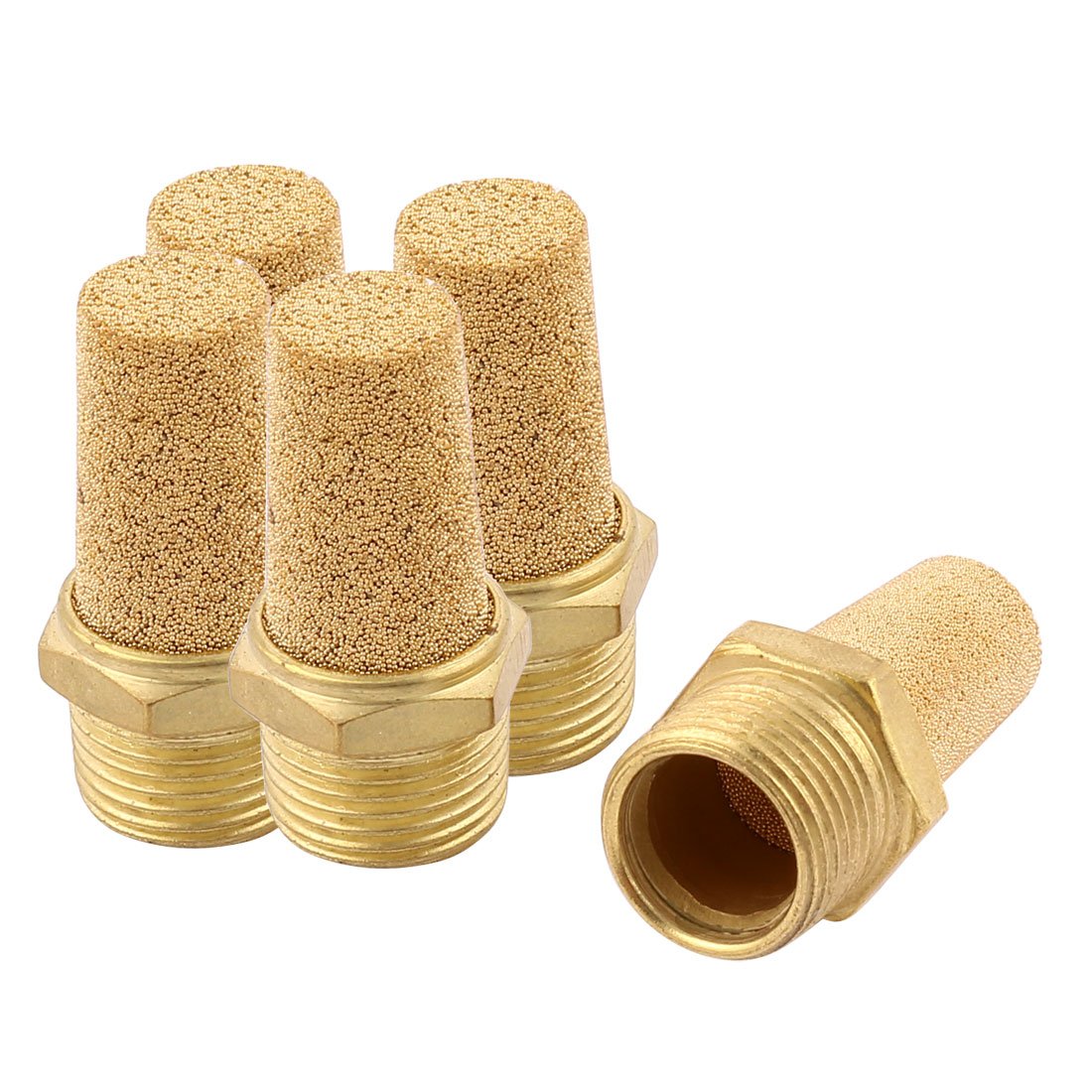 Sellify 3/8" BSP Male Thread Brass Air Pneumatic Noise Reduce Filter Exhaust Muffler 5Pcs (B01LZBCOZ4) Amazon Price History, Amazon Price Tracker