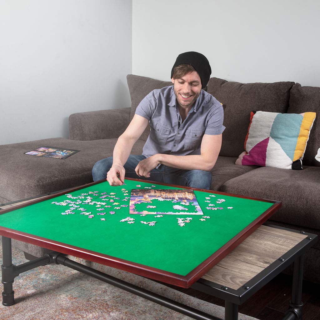 Mary Maxim Square Jigsaw Puzzle Table Spinner - Puzzle Tables for