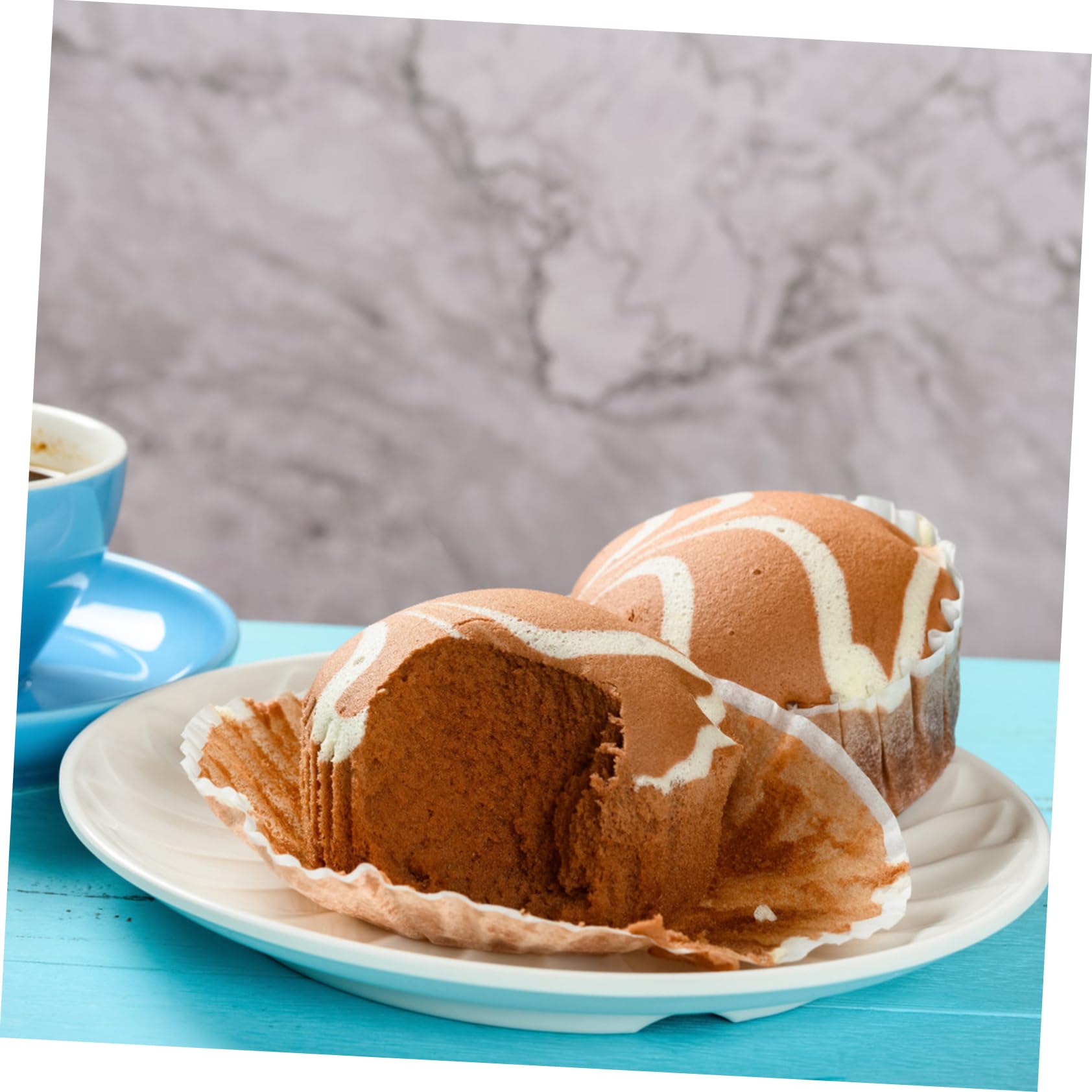 ABOOFAN 5 Sätze Kuchenform Bäckereibedarf Tosteter Muffin Förmchen Cupcake-papierförmchen Dessertbecher Aus Papier Muffinförmchen Für Hochzeiten Weihnachts-cupcake-förmchen 200 Stück * 5