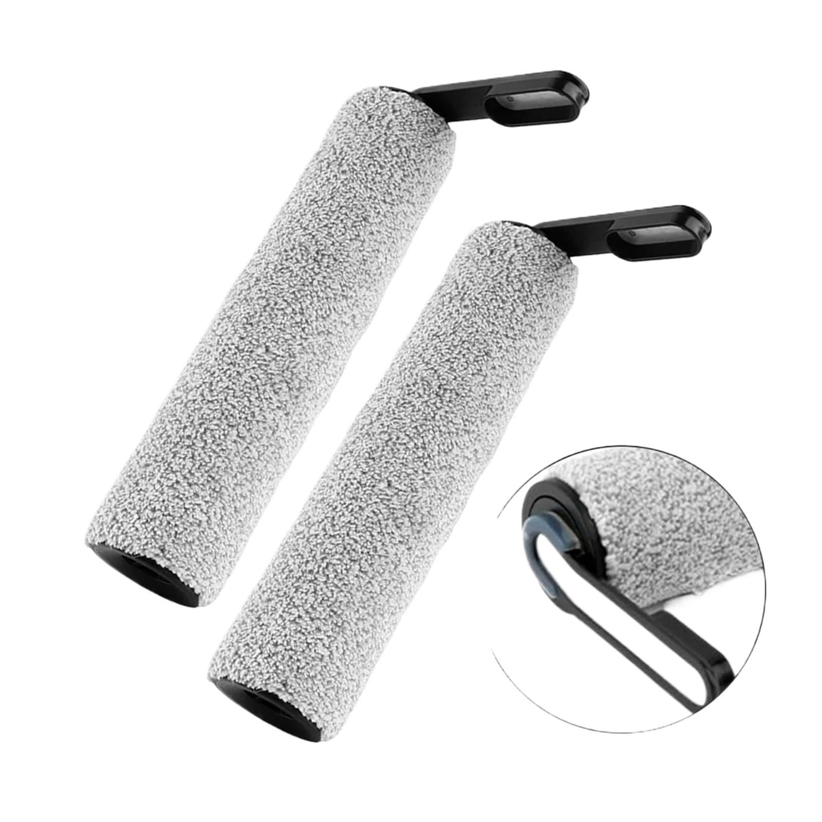 Cepillo giratorio de repuesto, compatible con Tineco, IFloor 5, aspiradora con cerdas de lana suave for una limpieza suave de suelos duros(SET2)