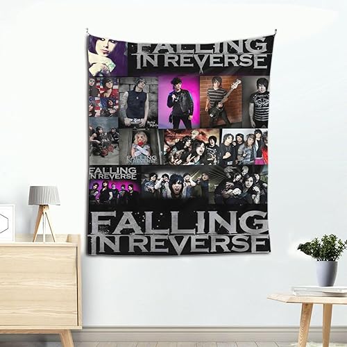 Miniatura 8 de Tapiz con temática de caída, para colgar en la pared, póster de arte para el hogar, para dormitorio, sala de estar, 60 x 51 pulgadas