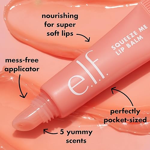 Miniatura 4 de e.l.f. Squeeze Me - Bálsamo labial hidratante para un tinte de color transparente, infundido con ácido hialurónico, vegano y libre de crueldad,