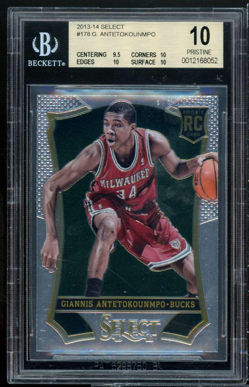 Amazon.com: Giannis Antetokounmpo Rookie Card 2013-14 Select #178