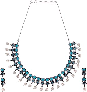 Efulgenz Boho Vintage Antique Ethnic Gypsy Indian Oxidized Silver Crystal Cubic  - Compare price