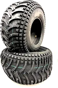 2-22x11.00-10 4 Ply ATV Mud AT 22x11x10 Tubeless Tires Heavy Duty, High-Performance Traction for Unstoppable Adventures Through Mud and Challenging Terrain