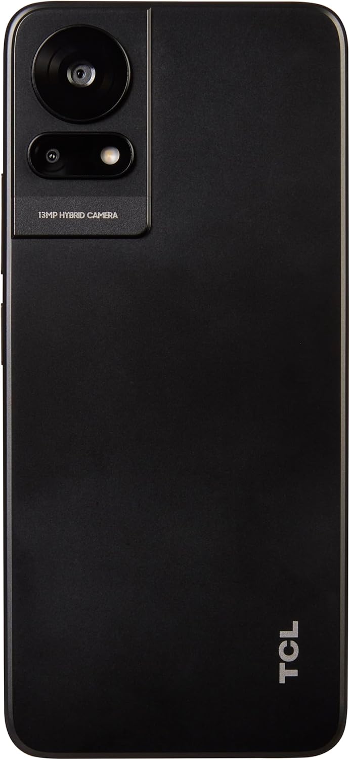 Tracfone TCL 50 LE, 64GB, Gray, 6.56-inch HD+ NXTVISION Display, Prepaid Smartphone, AI Powered Camera