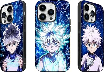 3D iPh 16 Case Anime Motion Anime Phone Case Shockproof Soft TPU Anti-Scratch Non-Slip Japanese Manga Case for iPh 16 H06, 16 pro max