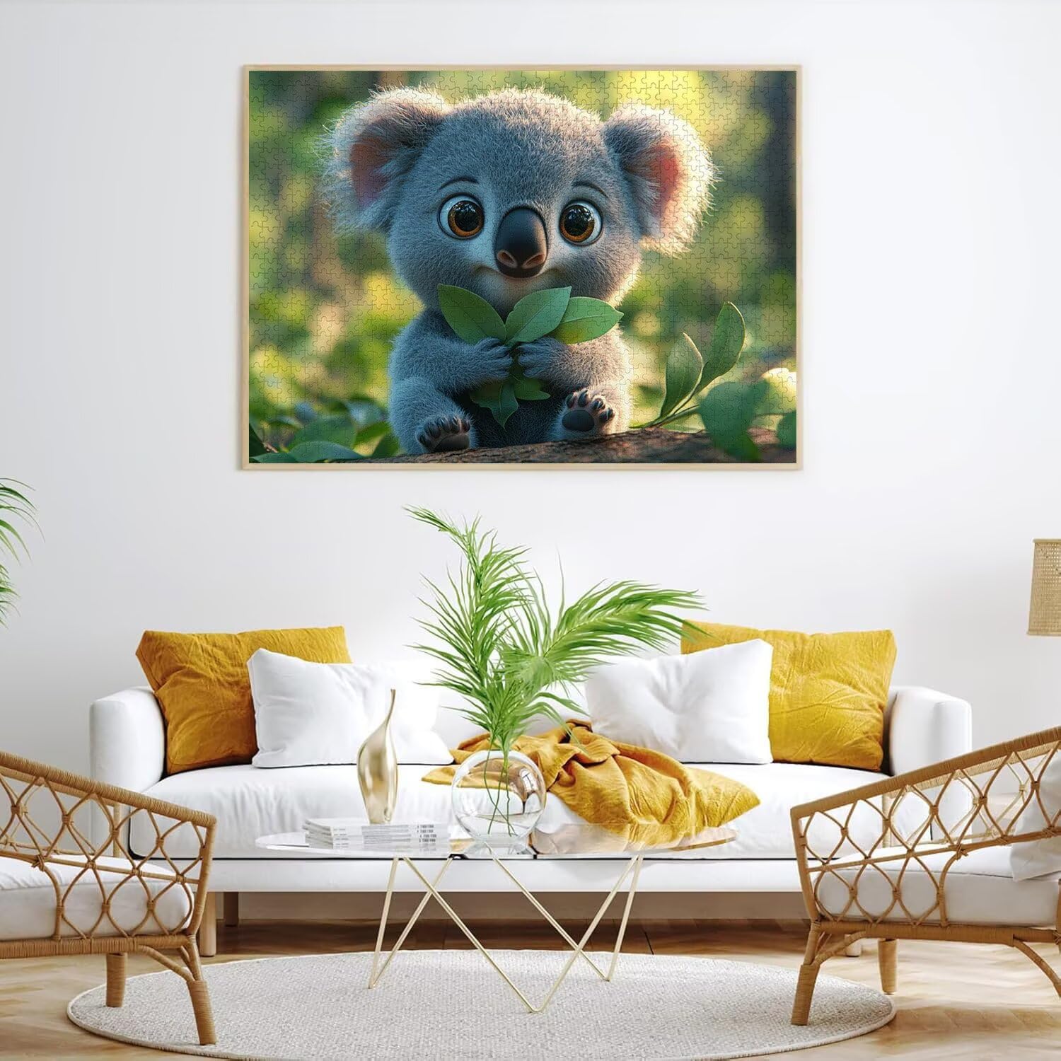 Puzzle dla dorosłych 4000, liście koali, 141 x 87 cm, n-351