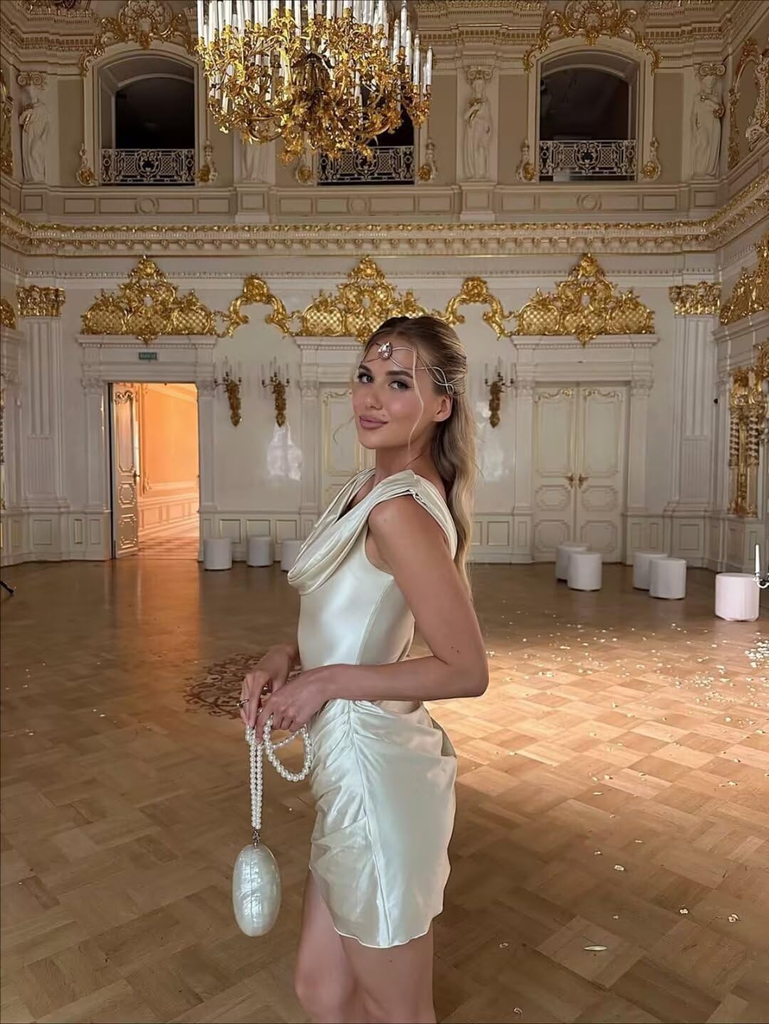 Mollyevers Short Satin Homecoming Dresses for Teens 2026 Off The Shoulder Ruched Mini Tight Prom Cocktail Dress