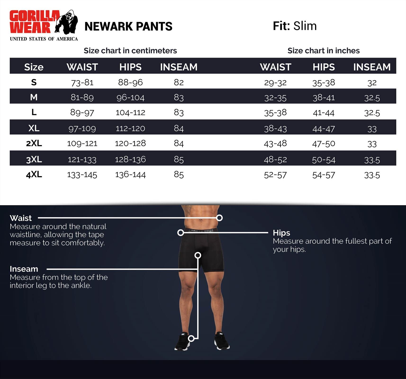 Gorilla Wear Newark Pants - spodnie dresowe Mężczyźni