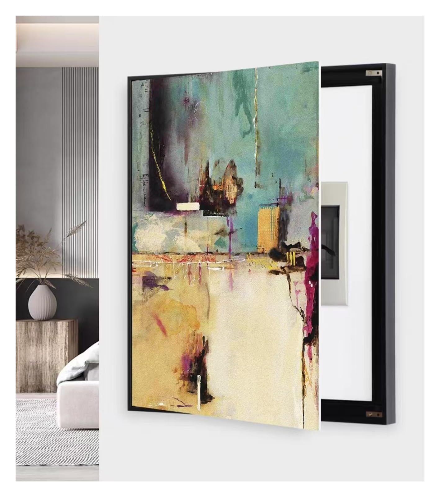 Cubierta Decorativa for Caja de medidor eléctrico, Panel de Pintura for Caja de distribución(50cmx70cm)