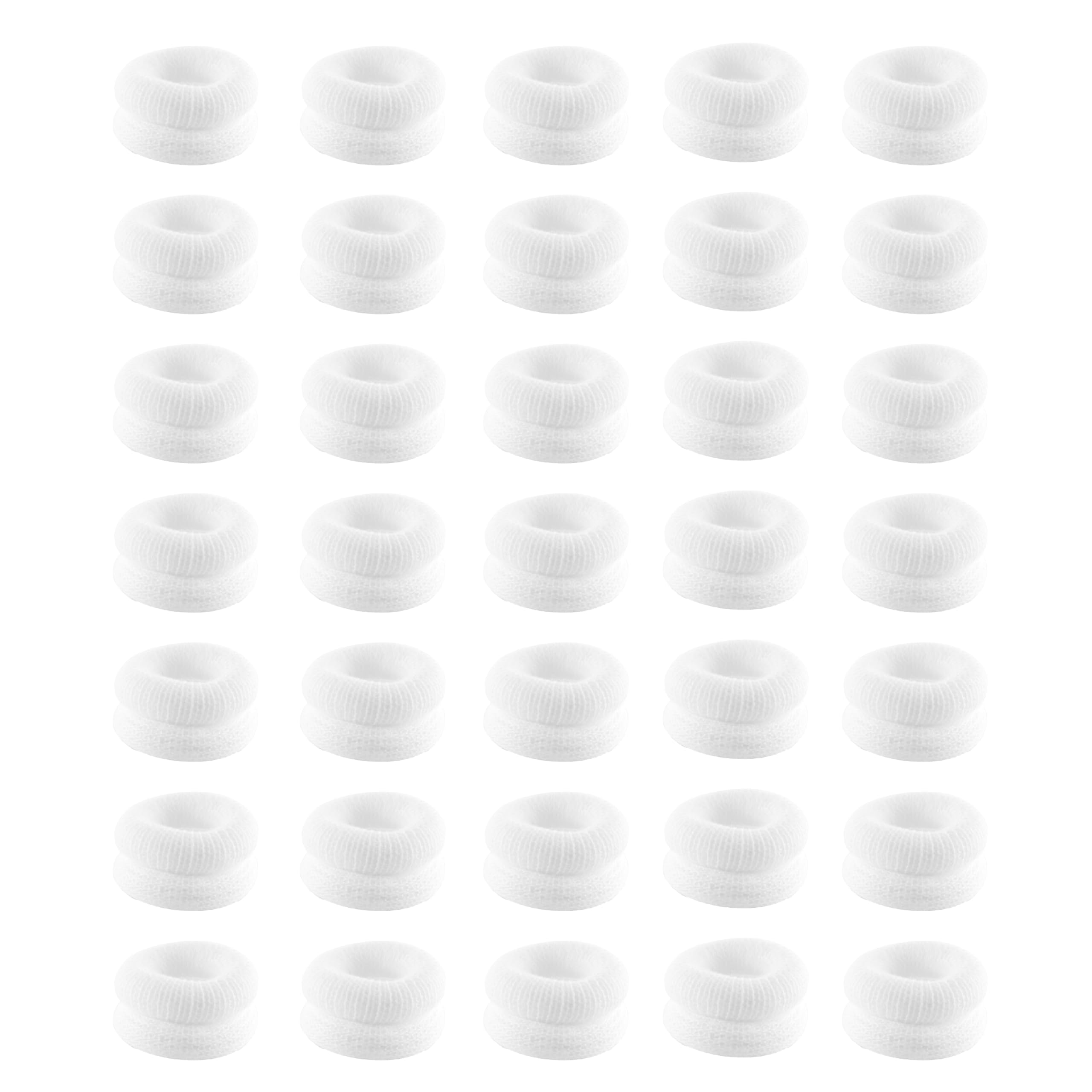 35 Pièces Pansement Doigt Blanc Filet Tubulaire Coton Elastique Doigtier Protection Doigt Respirant pour Cuisine Jardinage Bricolage Couvre Doigts Confortable pour Soigner Les Doigts Blessés