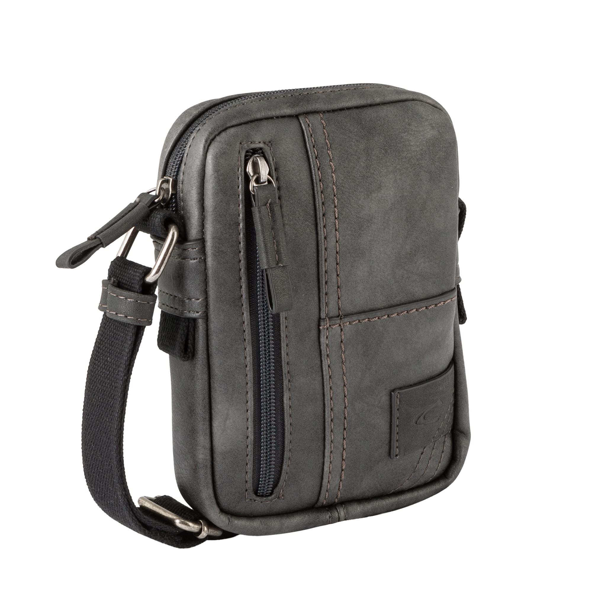 camel active phone pouch cross body bag Laos Mobile Phone Case Black dark grey