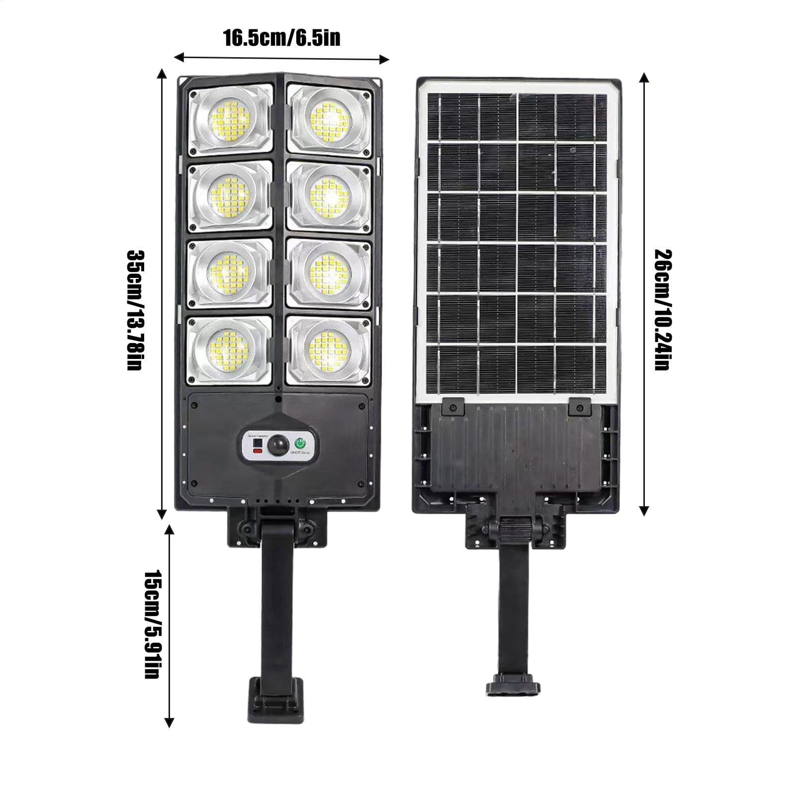 Shineshore solarne lampy solarne, wodoodporne oświetlenie ścieżki | słonecznej, energooszczędne oświetlenie solarne i zdalne sterowanie, wygoda, 16,5 x 23 x 15 cm, do oświetlenia ścieżki