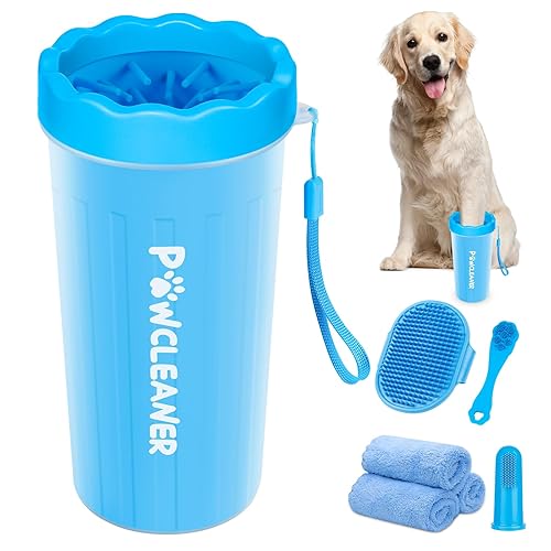 Professional 7 in 1 Dog Paw Cleaner for Dogs &