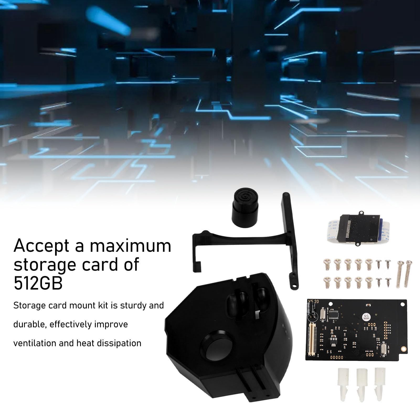 Scheda di simulazione dell'unità ottica per macchina da gioco SEGA Dreamcast DC, V5.20, ricambio per console di gioco SEGA Dreamcast VA1 Host (nero)