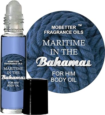 Maritime In The Bahamas Men Cologne Body Oil 1/3 oz roll on by MoBetter Fragrance Oils