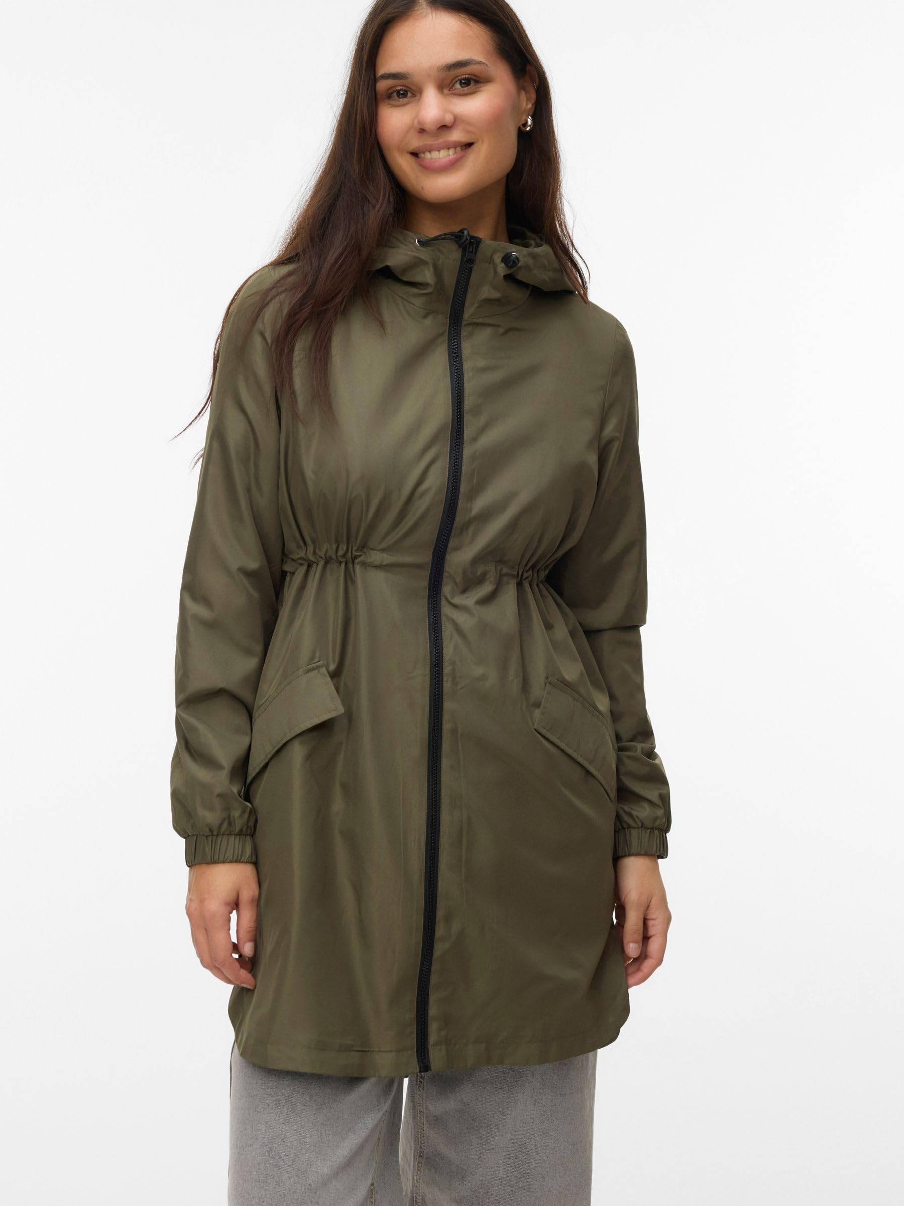 MAMALICIOUS Female Jacke Stehkragen Elastische Bündchen Mantel | Jacket