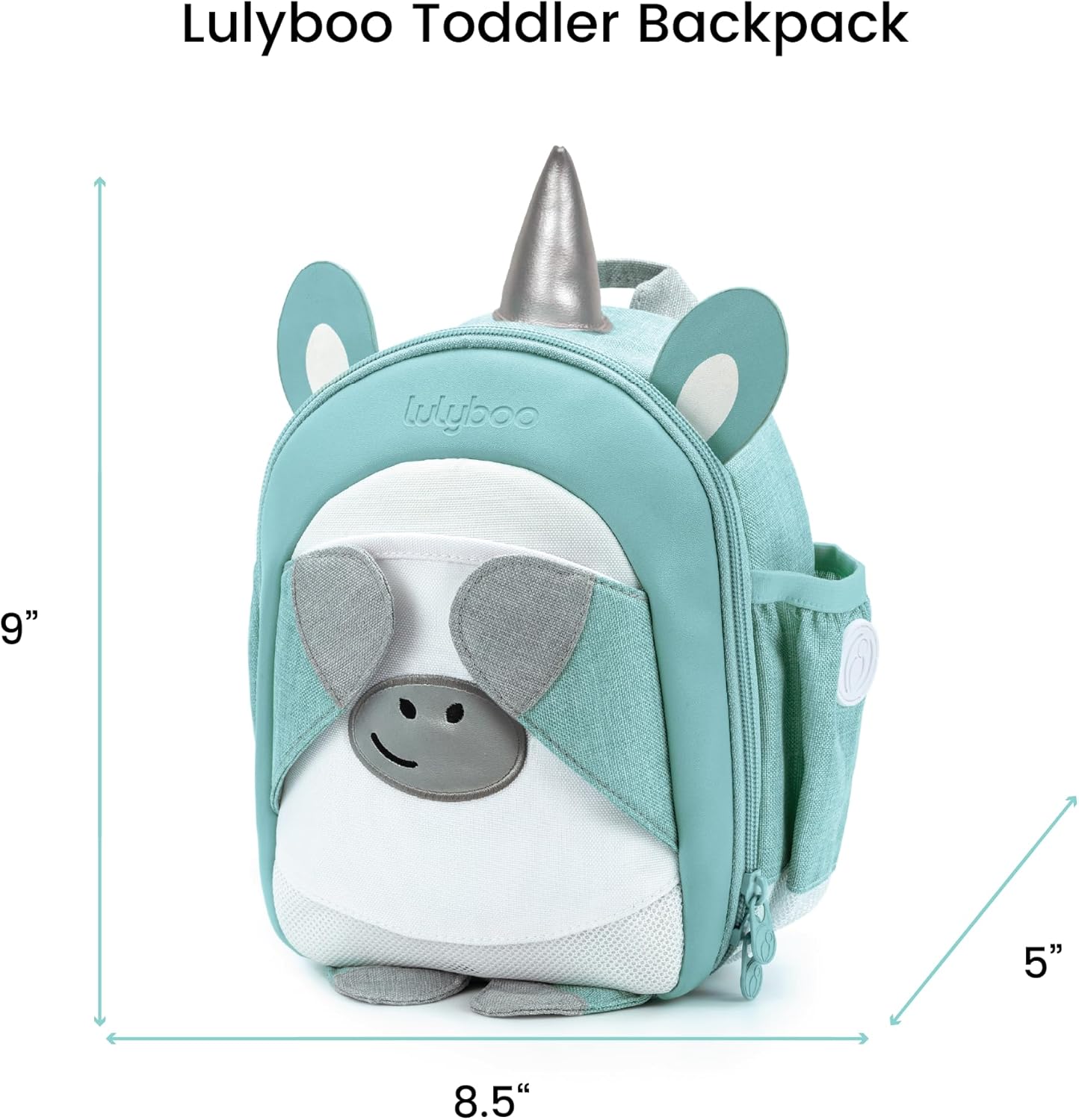 Lulyboo Ultra-Soft Unicorn Toddler Backpack with Detachable Leash & Wrist Tether, Kids Walking Harness with 5 Pockets, Adjustable Child Leash for Ages 1-7, Safety & Fun Travel Gear - Image 2
