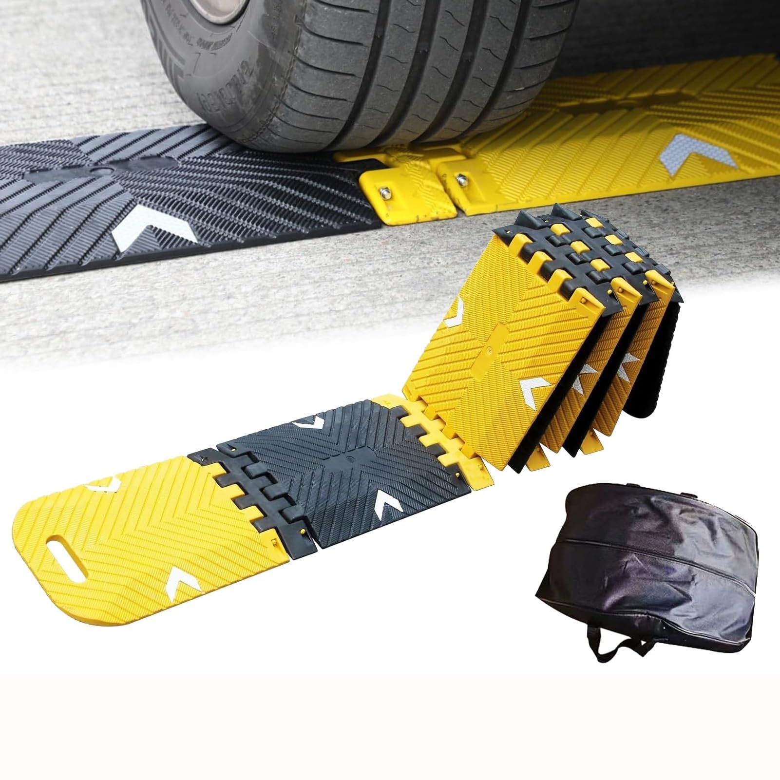 Contrôle de la circulation pliable et portable pour ralentisseur de vitesse