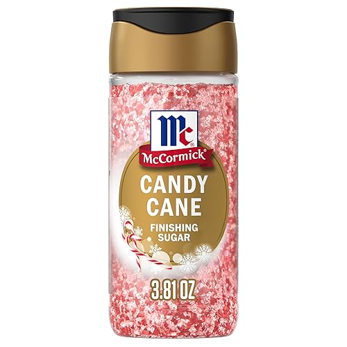McCormick Finishing Sugar, Candy Cane, Limited Edition, Sweet Peppermint, Iconic