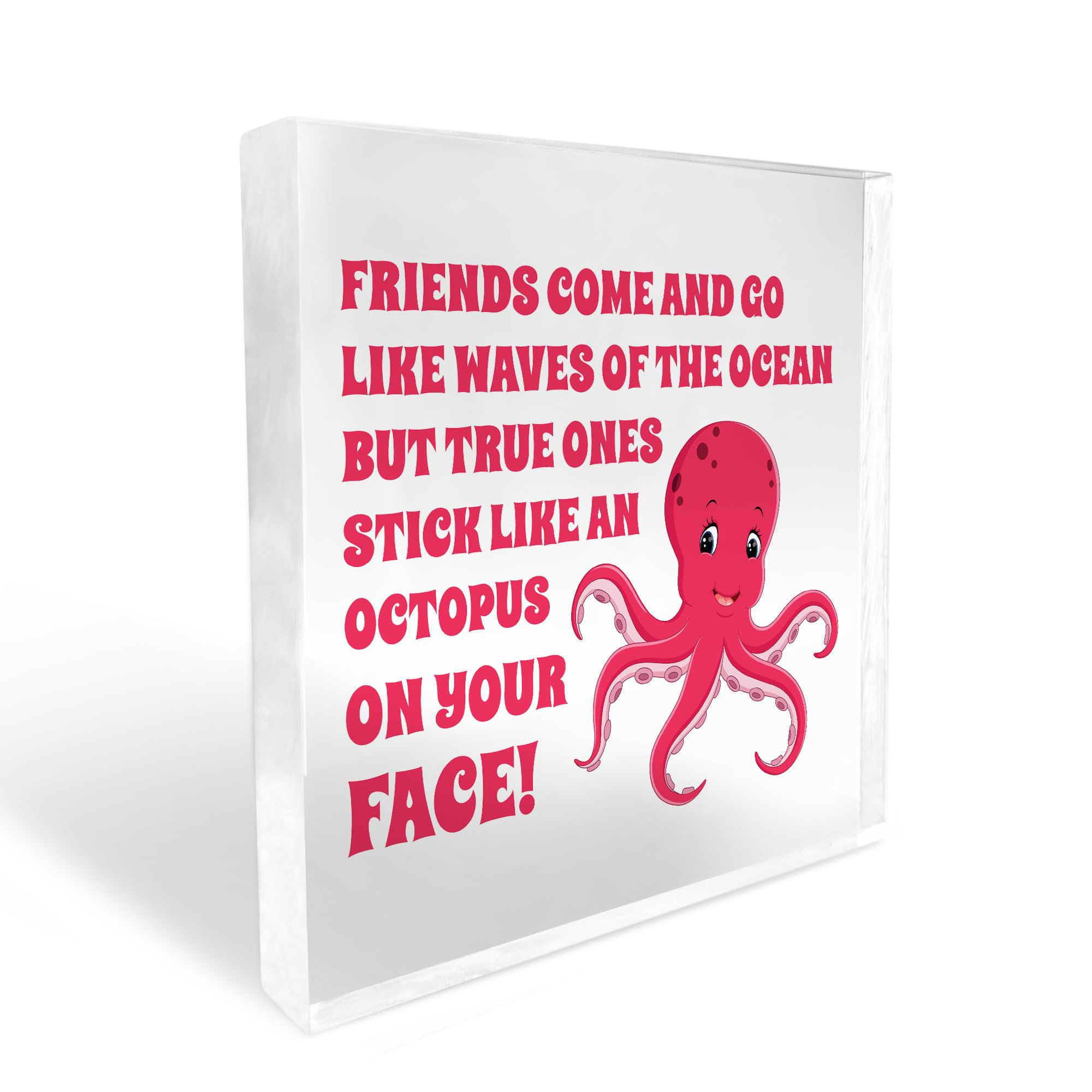 Red Ocean Funny Gift For Friend, Birthday Christmas For Best Friend, Women, Friendship Gifts For Christmas, Novelty Gifts For Her Friends
