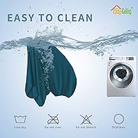 Vista 192 de Easy-Going Fundas Elásticas de 3 Piezas para Cojines de Sofá para Sofá Seccional Izquierdo/Derecho en Forma de L Chaise Lounge Funda de Asiento