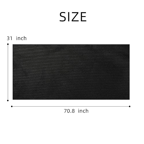 Miniatura 5 de Juego de 20 sábanas gruesas para mesa de masaje, sábanas desechables de tela no tejida para cama de 31 x 70 pulgadas, color negro