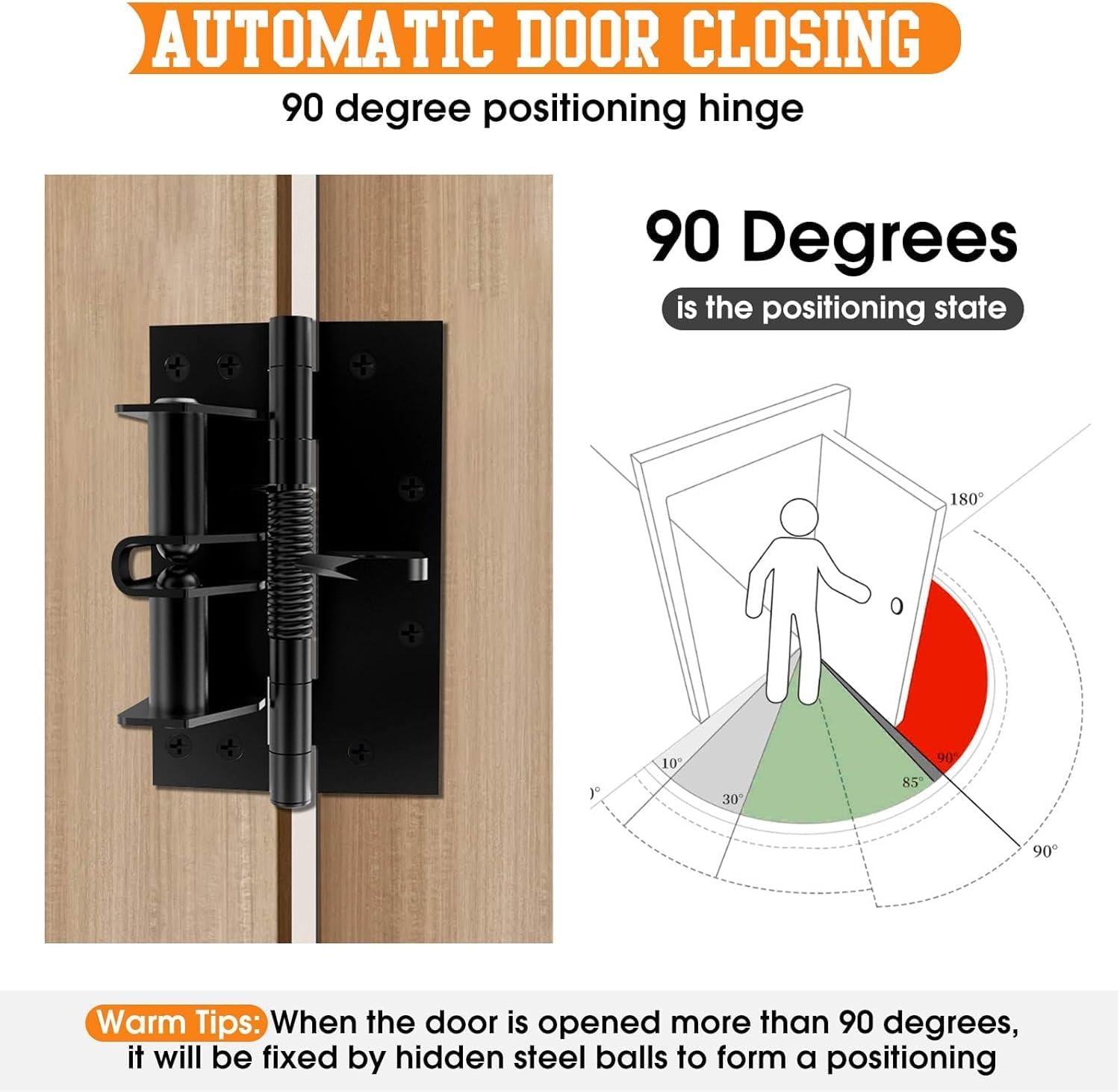 Automatic Door Closers - Self-Closing Hinges -3