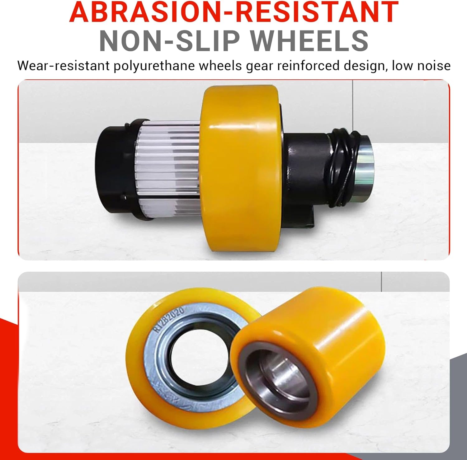 Abrasion-Resistant Non-Slip Polyurethane Wheels
