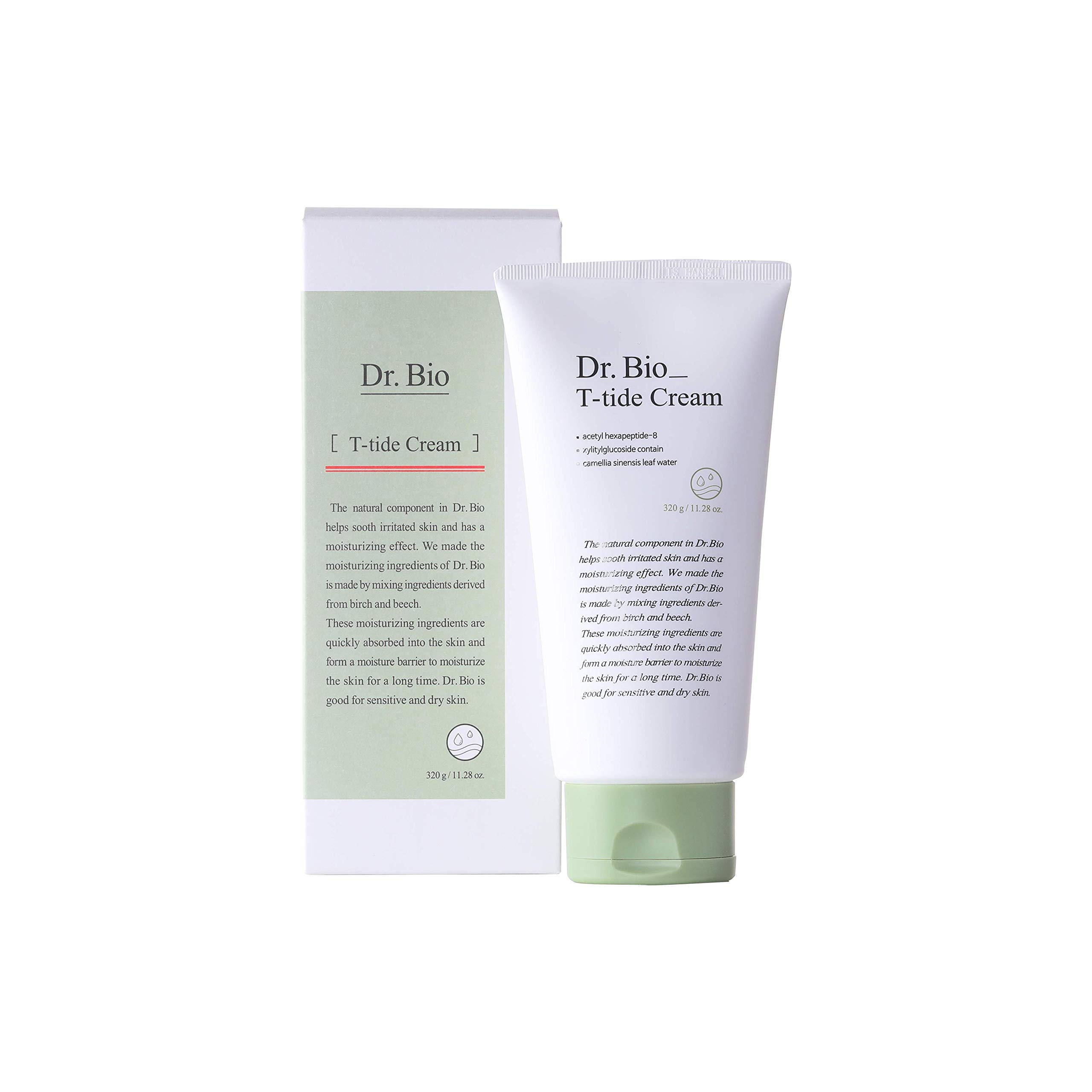 T-tide Cream, Long-Lasting Hydration for 100 Hours, Relief from Dry, Itchy Skin with Shea Butter, Probiotics & Cica, Vegan & Organic, Fragrance-Free, Korean Skincare, hypoallergenic