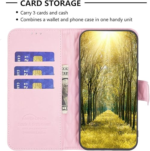 Vista 40 de Case for Xiaomi Redmi Note 10 4G/Note 10S,Rhombus Lambskin Pattern Premium Leather Wallet Kickstand Flip Case Magnetic Clasp Cover Blue