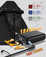 Vista 3 de Wulcea Chaqueta térmica de grafeno para mujer forrada de piel con batería de gran capacidad