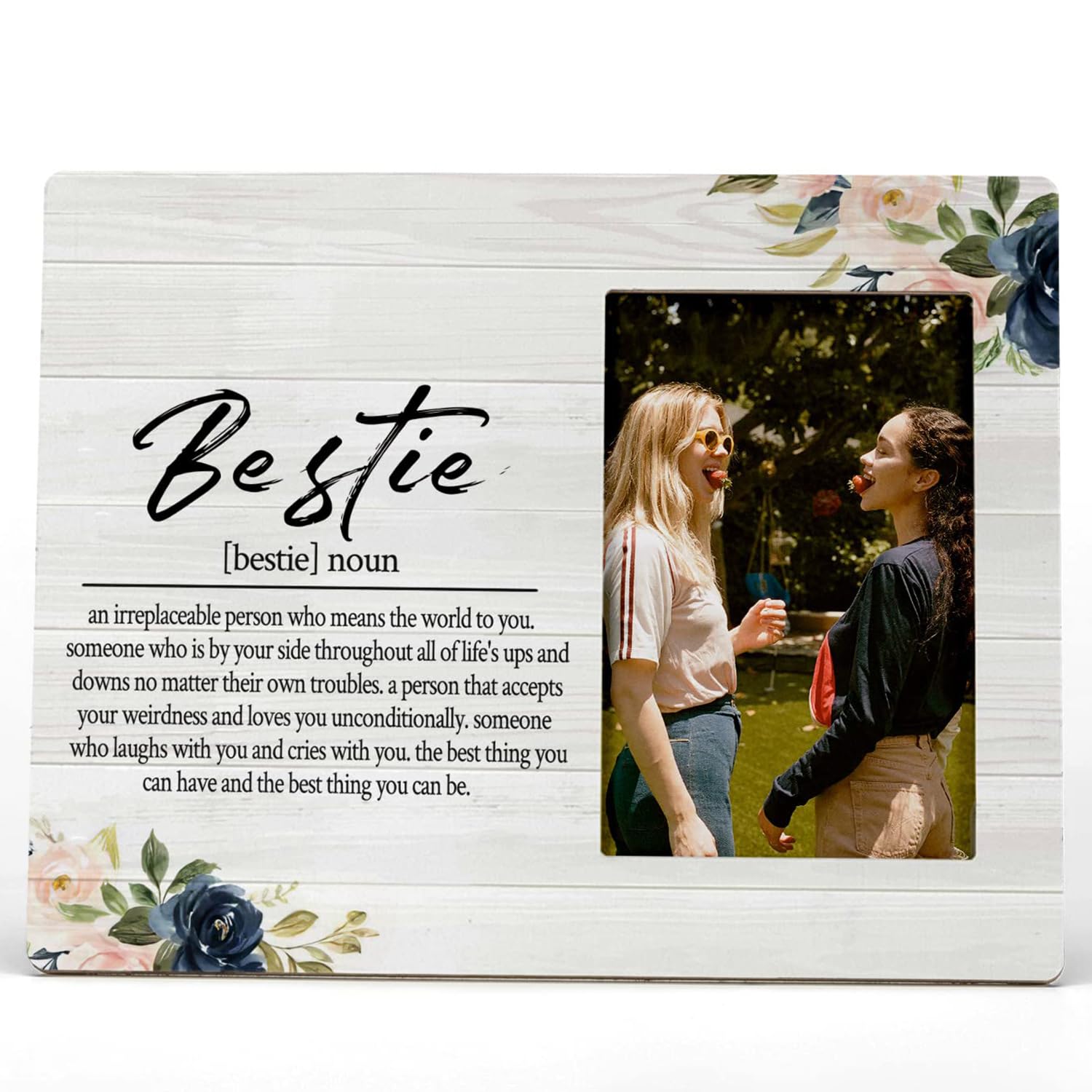Amazon.com - FONDCANYON Bestie Definition Picture Photo Frame