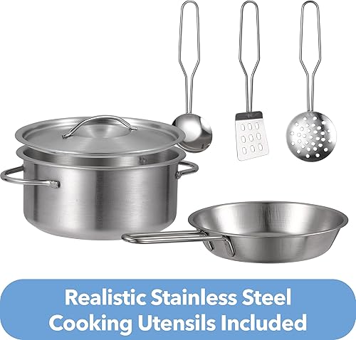 Miniatura 7 de Cocina de madera para niños, cocina de juego de simulación para niños pequeños y grandes, juego de cocina para niños pequeños, juego de cocina para