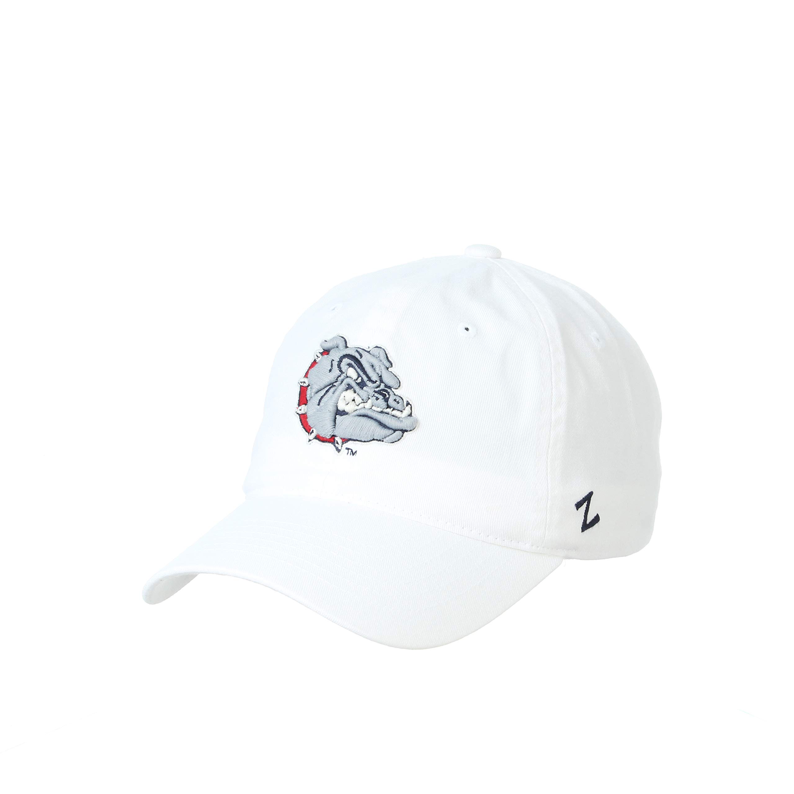 NCAA Gonzaga Bulldogs Mens Adjustable Scholarship Hat White, Gonzaga Bulldogs White, Adjustable — image 1