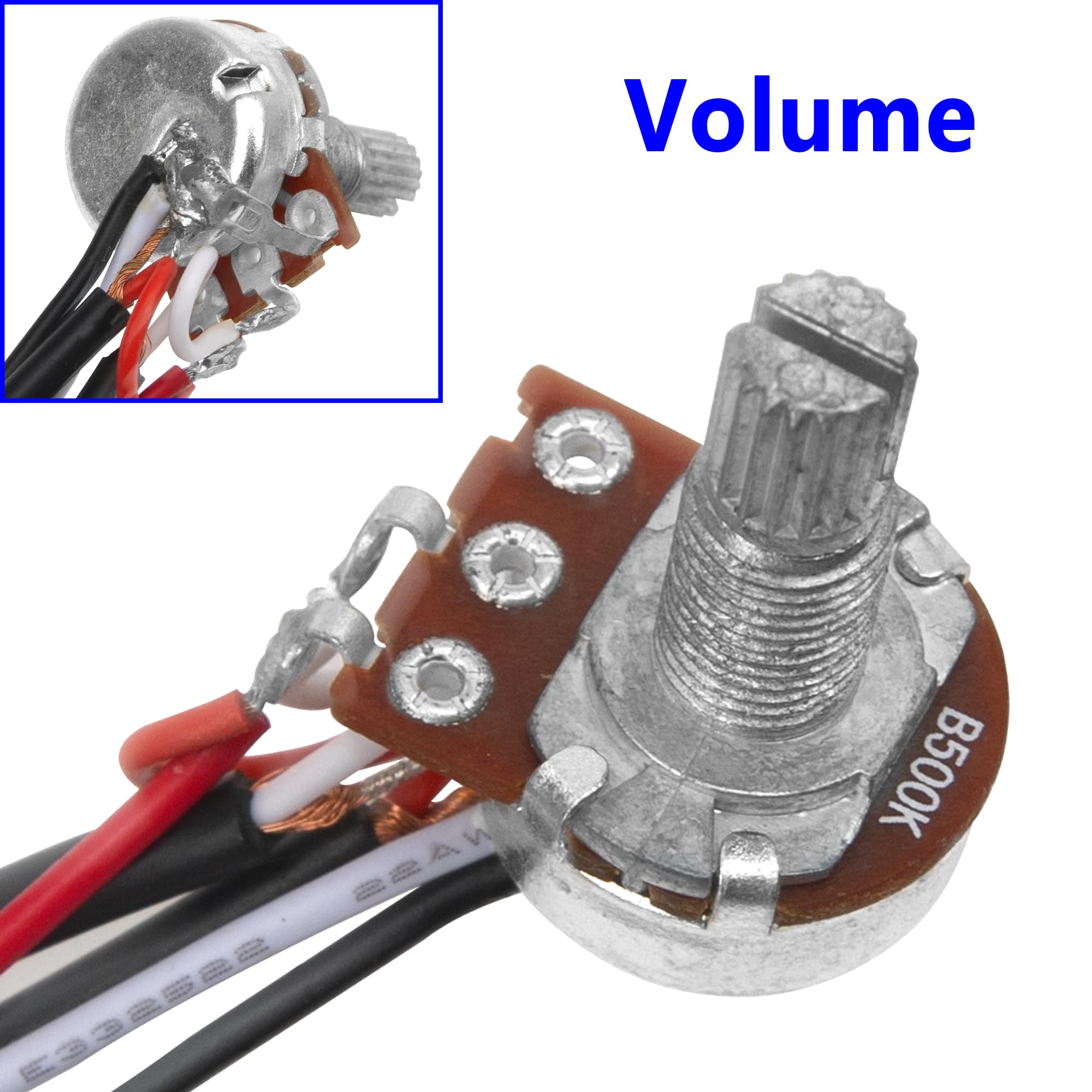 Snapklik.com : Yootones Electric Guitar Wiring Harness Prewired 3Way 1 ...
