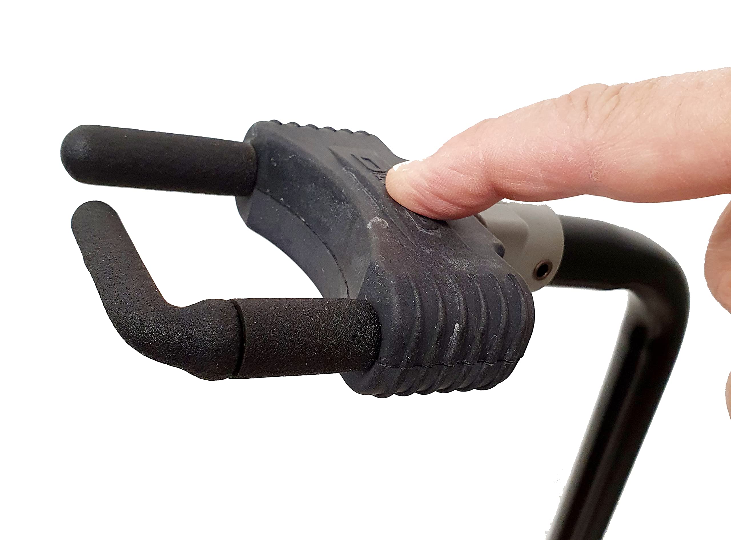 ROCKSTAR - Soporte para Guitarra y Bajo Universal GS20DG Automático con Cabezal de Seguridad. Pie de Guitarra al suelo