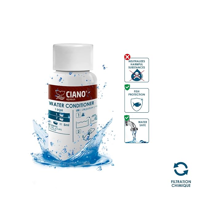 Foto 3 de 5 de CIANO, Acuario Consumibles + Acondicionador - Cartuchos de Filtro para Filtro de Acuario y acondicionador