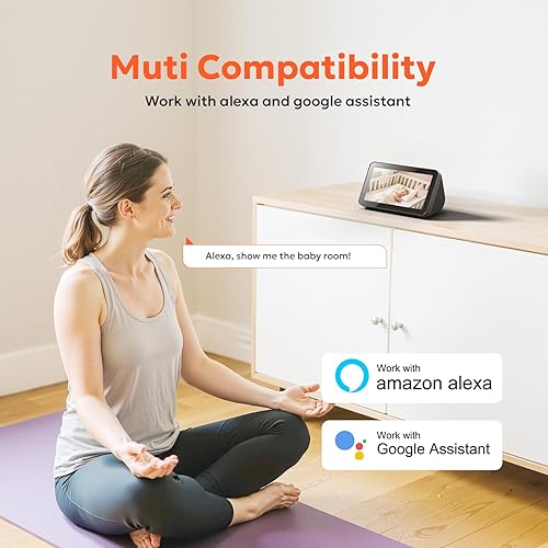 Miniatura 9 de owltron Cámara interior 2K, 360 cámaras para seguridad en el hogar con detección de movimiento, monitor de bebé con aplicación de teléfono, cámara