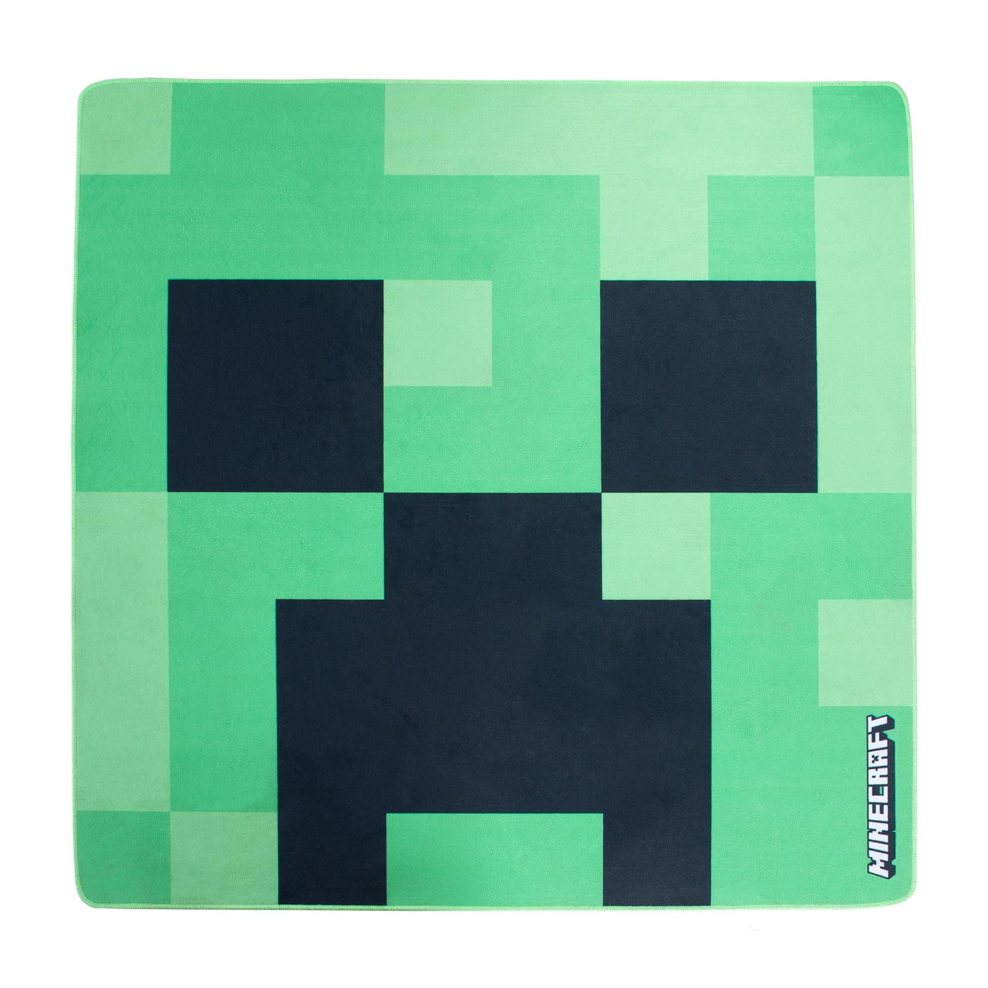 Minecraft - Teppich 120x120cm, Creeper Design, grün