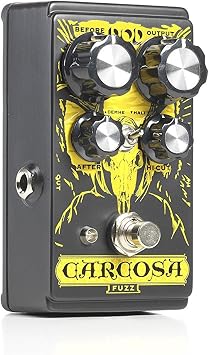 Digitech DOD Carcosa Fuzz Pedal Bundle with 3 Patch Cables and Dunlop Pick Pack