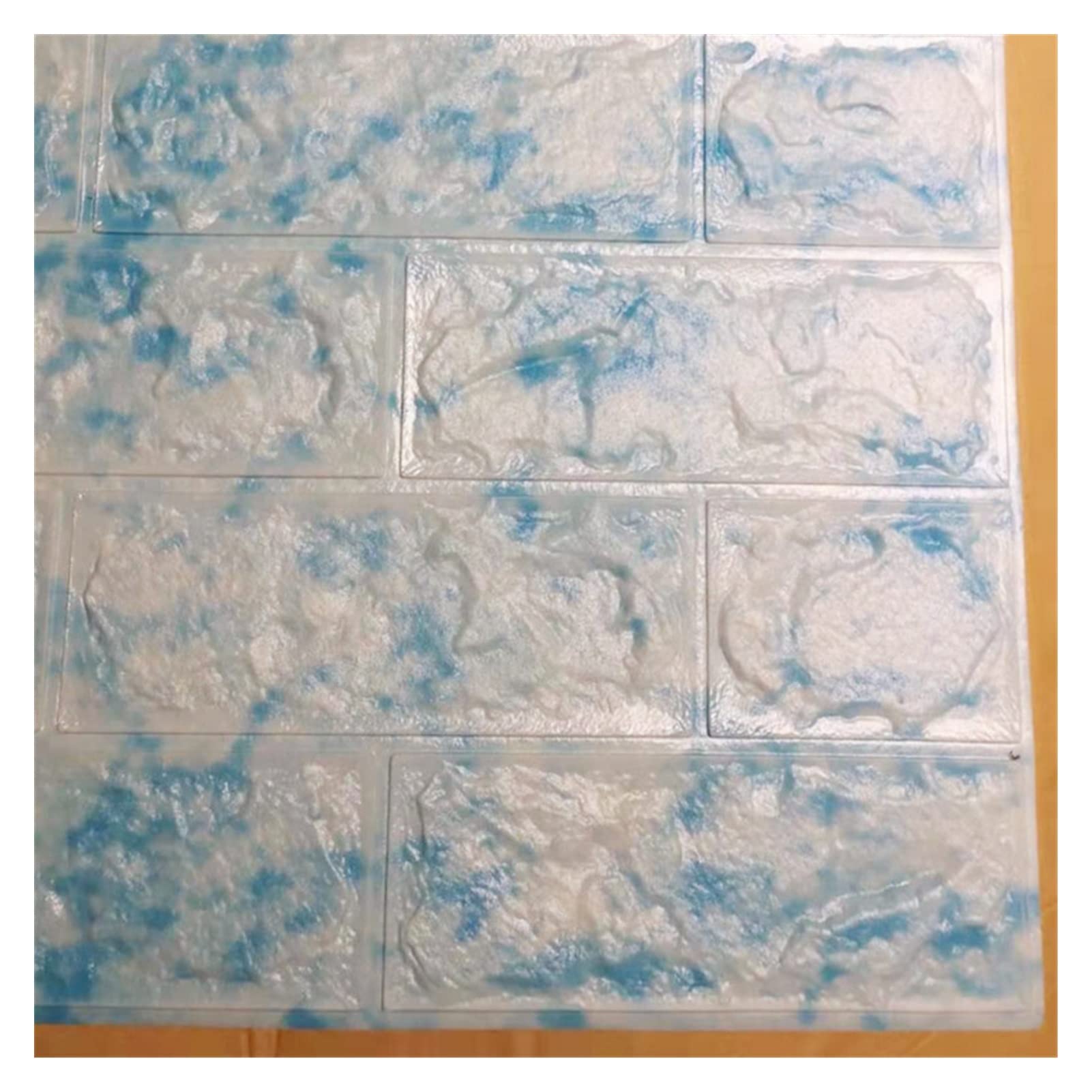 MEIJING YAOTIANDIANZI 5Pcs 3D Home Decoration Brick Wall Stickers DIY Decor Self-Adhesive Waterproof Wallpaper Fit for Kid Room Kitchen Bedroom Sticker (Color : A (5 Pcs), Dimensions : 77cmx70cm)