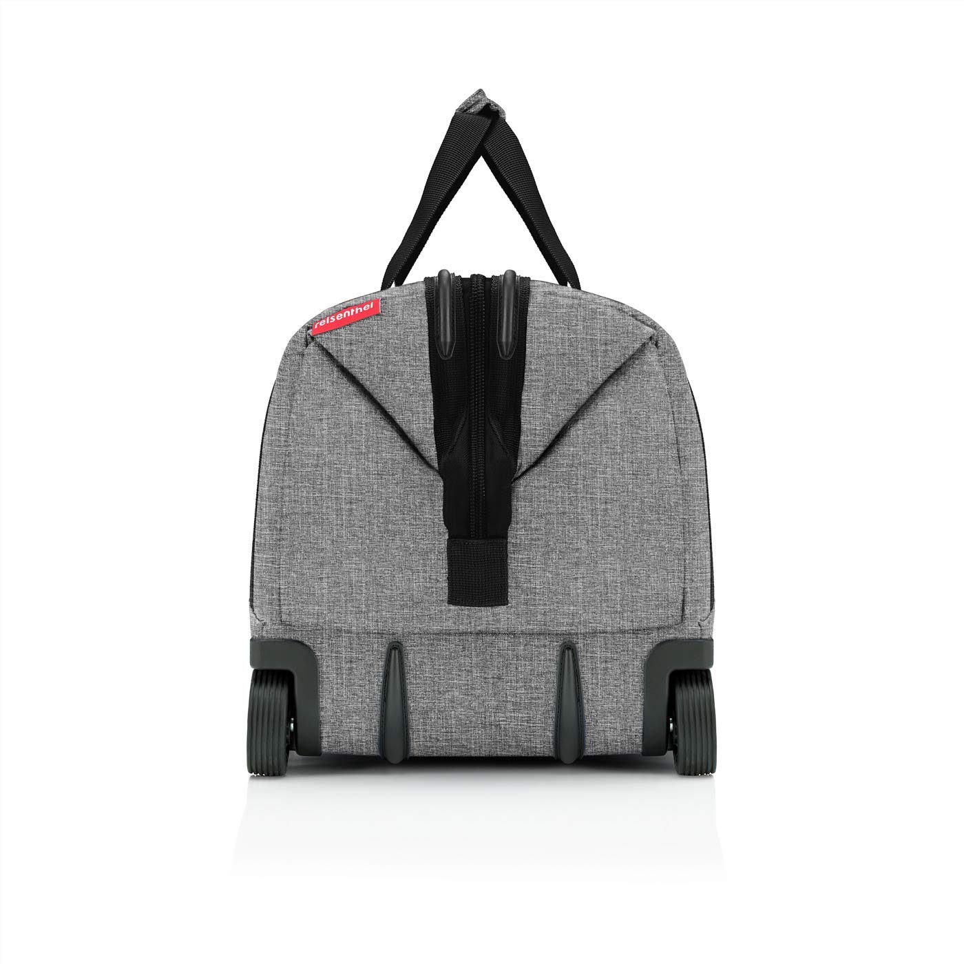 reisenthel Allrounder Trolley Twist Silver Vielseitige Reisetasche auf Rollen für Reisen, Arbeit oder Freizeit 2-stufiger Teleskopgriff, 2 leichtgängige Rollen